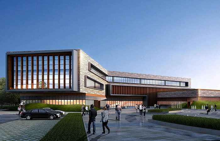 赞皇文化馆图书馆美术馆综合楼图集图片