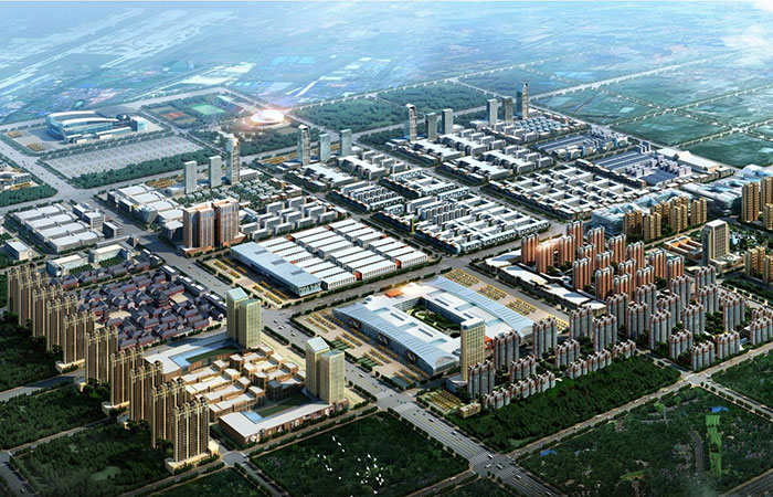 辛集皮革城“一城十中心”规划图集图片