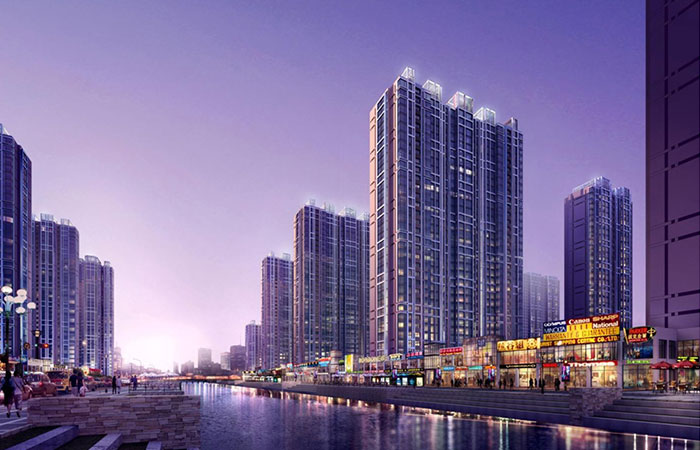 石家庄万达广场销售住宅区图集图片