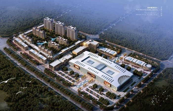 包头辛集皮革城图集图片
